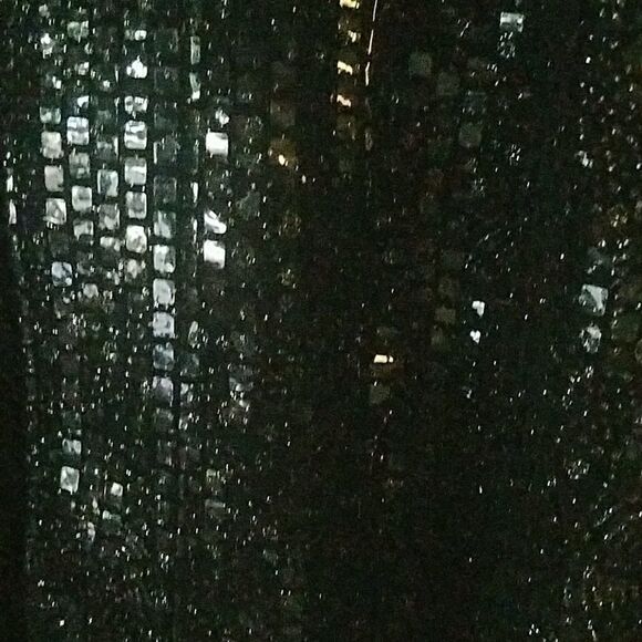 Notations black sparkling evening jacket Sz. PXL NWT - Picture 3 of 6